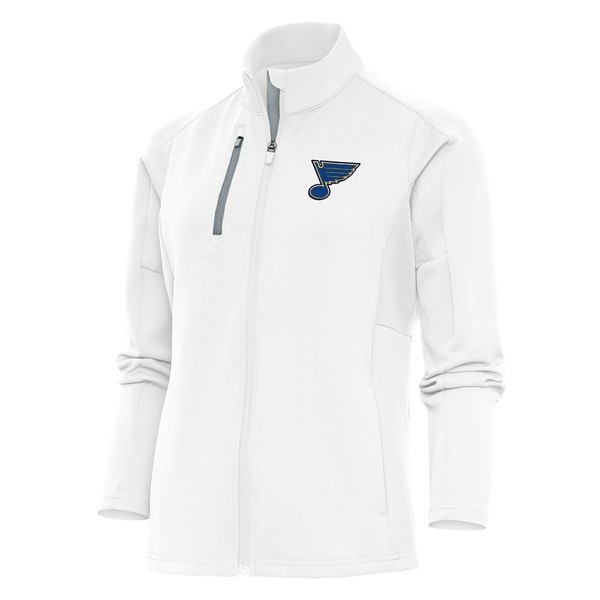【SALE／99%OFF】アンティグア レディース パーカー・スウェットシャツ アウター St. Louis Blues Antigua Women's Team Logo Generation FullZip Jacket White