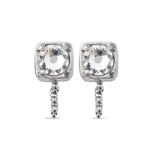 �W���E�T���_�[ ���f�B�[�X �s�A�X���C�������O �A�N�Z�T���[ Chain-detail earrings Silver