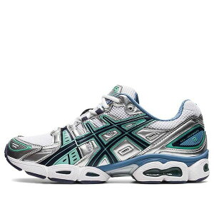 ASICS �A�V�b�N�X �����Y �X�j�[�J�[ �yASICS Gel-Nimbus 9 'Mint Steel Blue' 1201A424-104�z �T�C�Y US_5(23.0cm)