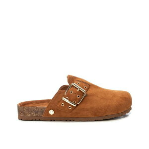LV^C fB[X T_ V[Y Refresh Collection Women's Comfort Footbed Clogs by Xti Camel