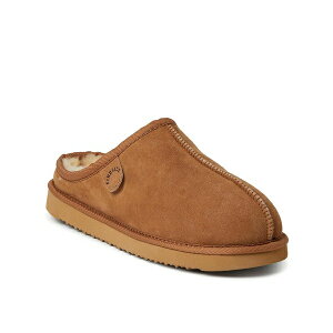 fBAtH[Y Y T_ V[Y Men's Grafton Genuine Shearling Clog Slipper Chestnut