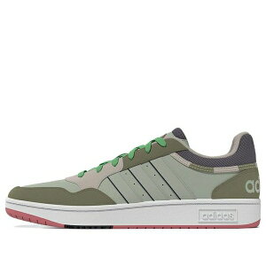 adidas �A�f�B�_�X �����Y �X�j�[�J�[ �yadidas Hoops 3.0 'Light Green Dark Green Cream' GZ9476�z �T�C�Y US_7.5(25.5cm)