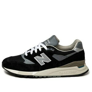 New Balance �j���[�o�����X �����Y �X�j�[�J�[ �yNew Balance 998 Made in USA 'Black Silver' U998BL�z �T�C�Y US_9.5(27.5cm)