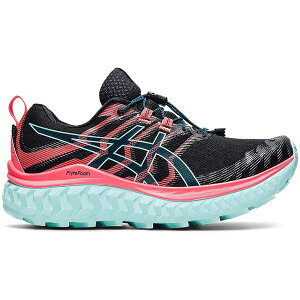 ASICS �A�V�b�N�X ���f�B�[�X �X�j�[�J�[ �yASICS Trabuco Max Black Blazing Coral (Women's)�z �T�C�Y US_9(26.0cm) Black/Blazing Coral