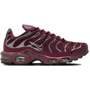 Nike �i�C�L ���f�B�[�X �X�j�[�J�[ �yNike Air Max Plus SE Night Maroon Metallic Silver (Women's)�z �T�C�Y US_6.5(23.5cm) Night Maroon/Dark Team Red/Metallic Silver/Black