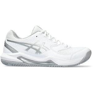 ASICS AVbNX fB[X Xj[J[ yASICS Gel-Dedicate 8 Clay White Pure Silver (Women's)z TCY US_8(25.0cm) White/Pure Silver