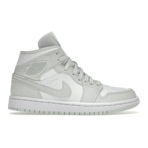 Jordan W[_ fB[X Xj[J[ yJordan 1 Mid Spruce Aura (Women's)z TCY US_7.5(24.5cm) White/Spruce Aura-Spruce Aura