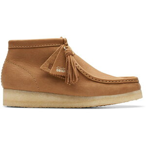 Clarks N[NX fB[X Xj[J[ yClarks Originals Wallabee Boot Mid Tan Leather (Women's)z TCY US_7.5(24.5cm) Mid Tan