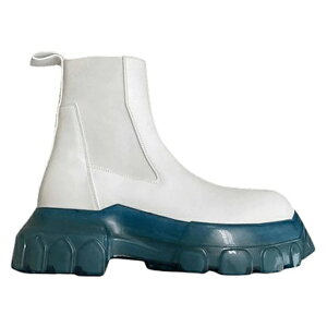 Rick Owens bNIEGX fB[X Xj[J[ yRick Owens Mega Bozo Tractor Beetle Chalk White Blue Transparent (Women's)z TCY US_6.5(23.5cm) White/Blue