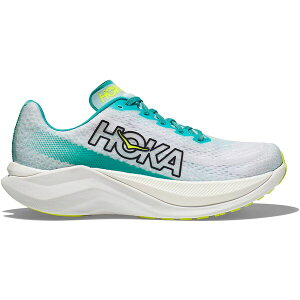 Hoka One One zJIlIl fB[X Xj[J[ yHoka One One Mach X White Blue Glass (Women's)z TCY US_5(22.0cm) White/Blue Glass