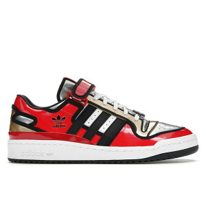 adidas �A�f�B�_�X �����Y �X�j�[�J�[ �yadidas Forum Low The Simpsons Duffman�z �T�C�Y US_7.5(25.5cm) White/Red-Silver-Gold