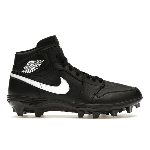 Jordan W[_ Y Xj[J[ yJordan 1 Mid TD Cleat Black Whitez TCY US_M_18 Black/Black/White