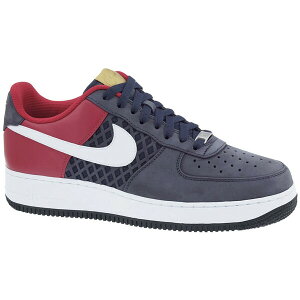 Nike �i�C�L �����Y �X�j�[�J�[ �yNike Air Force 1 Low Premium Birds Nest Obsidian Red�z �T�C�Y US_6(24.0cm) Dark Obsidan/White-Vrsty Red