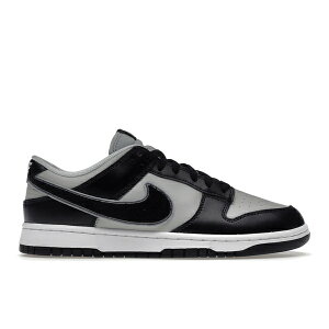 Nike �i�C�L �����Y �X�j�[�J�[ �yNike Dunk Low Chenille Swoosh Black Grey�z �T�C�Y US_6(24.0cm) Black/Grey/White