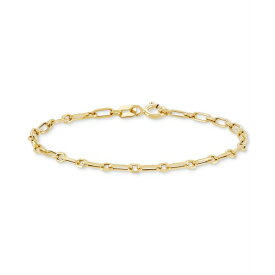 イタリアン ゴールド レディース ブレスレット・バングル・アンクレット アクセサリー Children's Paperclip Link Chain Bracelet in 14k Gold Yellow Gold