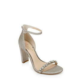 ジュウェルダグレイミシュカ レディース オックスフォード シューズ Women's Alyssa Two Piece Block Heel Evening Sandals Gold Glitter