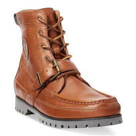 ラルフローレン メンズ ブーツ シューズ Men's Ranger Tumbled Leather Boot Tan