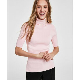 アンクライン レディース ニット&セーター アウター Women's Half-Sleeve Turtleneck Sweater Cherry Blossom