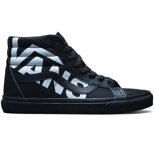 Vans �o���Y �����Y �X�j�[�J�[ �yVans Sk8-Hi Re-Issue Logo Pack Black�z �T�C�Y US_M_4 Black/White