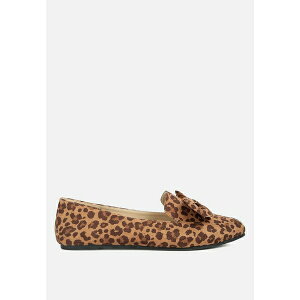 hO fB[X Xb|E[t@[ V[Y Womens Remee Front Bow Loafers Brown