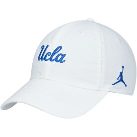 ジョーダン メンズ 帽子 アクセサリー UCLA Bruins Jordan Brand Heritage86 Logo Adjustable Hat White