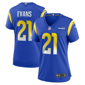 ナイキ レディース ユニフォーム トップス Zach Evans Los Angeles Rams Nike Women's Home Game Jersey Royal