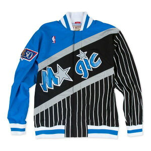Mitchell & Ness ~b`F&lX Y Xj[J[ yMitchell & Ness x NBA Orlando Magic 1996-97 Warm Up Jacket 'Blue Black' 6056-319-96OMAz TCY US_M_XXL