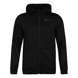 Nike iCL Y Xj[J[ yNike Therma Full-length zipper Cardigan Training Hooded Jacket Black CU6232-010z TCY US_M_XL
