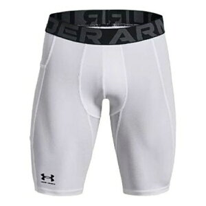 Under Armour A_[A[}[ Y Xj[J[ yUnder Armour HeatGear Pocket Long Shorts 'White' 1361602-100z TCY US_M_XXL