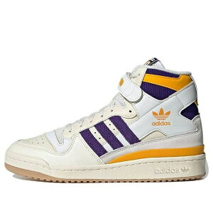 adidas �A�f�B�_�X �����Y �X�j�[�J�[ �yadidas Originals Forum 84 High Shoes 'Cream White Collegiate Purple Collegiate Gold' GX9054�z �T�C�Y US_M_4