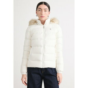 g~[qtBK[ fB[X WPbgu] AE^[ HOODED - Down jacket - ecru