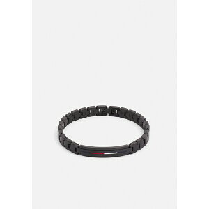 トミー ヒルフィガー メンズ ブレスレット・バングル・アンクレット アクセサリー ICONIC BRACELET - Bracelet - black