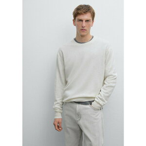 }bV hDbeB Y jbg&Z[^[ AE^[ CASHMERE CREW NECK WITH LONG SLEEVES - Jumper - white