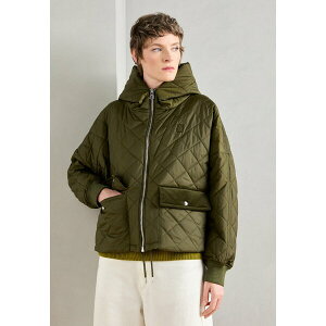 }R|[ fB[X WPbgu] AE^[ JACKET WITH HOOD DRAWSTRING AT HEM - Light jacket - mossy olive