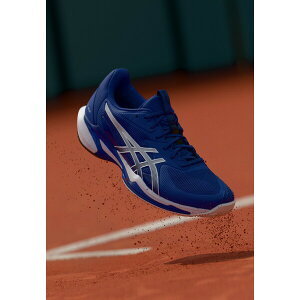 AVbNX Y tBbglX X|[c SOLUTION SPEED FF 3 CLAY - Clay court tennis shoes - dark cobalt/white