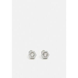 トミー ヒルフィガー レディース ピアス&イヤリング アクセサリー GEOMETRIC - Earrings - silver-coloured