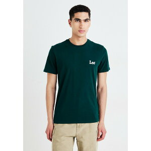 ���[ �����Y T�V���c �g�b�v�X LOGO TEE - Basic T-shirt - jade forest