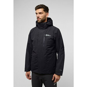 WbNEtXL Y WPbgu] AE^[ JASPER 3IN1 - Waterproof jacket - black
