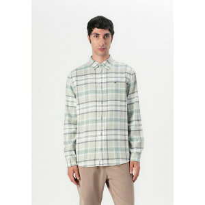 g~[qtBK[ Y Vc gbvX REGULAR CHECK SHIRT - Shirt - cloudy jade