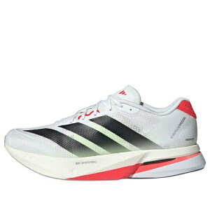 adidas �A�f�B�_�X �����Y �X�j�[�J�[ �yadidas Adizero Boston 13 'White Black Lucid Red' JS4932�z �T�C�Y US_12.5(30.5cm)