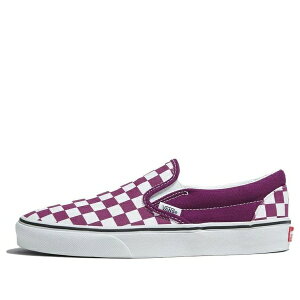 Vans oY fB[X Xj[J[ Purple/White y(WMNS) Vans Classic Slip-On Checkerboard 'Purple' VN000BVZDRVz TCY US_W_10.5