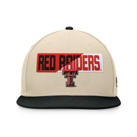 トップ・オブ・ザ・ワールド レディース 帽子 アクセサリー Men's Khaki Texas Tech Red Raiders Goalaso Snapback Hat Khaki