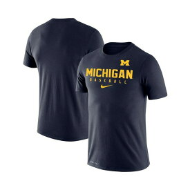 ナイキ レディース Tシャツ トップス Men's Navy Michigan Wolverines Baseball Legend Performance T-shirt Navy