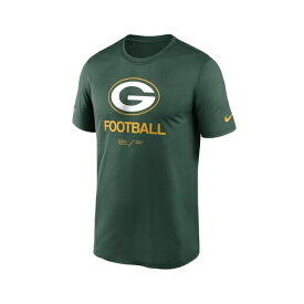 ナイキ レディース Tシャツ トップス Men's Green Green Bay Packers Infographic Performance T-shirt Green