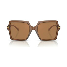ヴェルサーチ レディース サングラス＆アイウェア アクセサリー Women's Sunglasses, VE4441 Transparent Brown