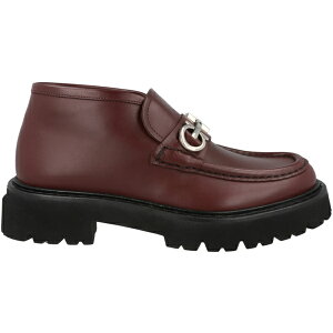 Ferragamo tFK Y Xj[J[ yFerragamo Geffer 2 Gancini Ankle Boots Purplez TCY US_10.5(28.5cm) Purple