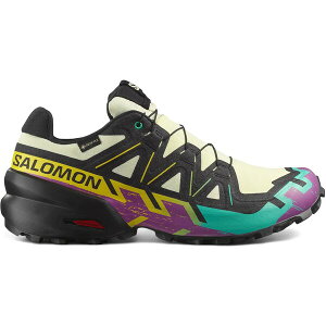 Salomon �T������ �����Y �X�j�[�J�[ �ySalomon Speedcross 6 Gore-Tex Transparent Yellow Waterfall�z �T�C�Y US_12(30.0cm) Transparent Yellow/Black/Waterfall