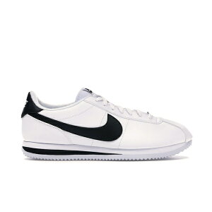 Nike �i�C�L �����Y �X�j�[�J�[ �yNike Cortez Basic Leather White Black (2017)�z �T�C�Y US_M_14 White/Metallic Silver-Black