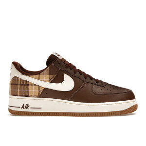 Nike �i�C�L �����Y �X�j�[�J�[ �yNike Air Force 1 Low '07 LX Brown Plaid�z �T�C�Y US_9.5(27.5cm) Cacao Wow/Pale Ivory-Cacao Wow
