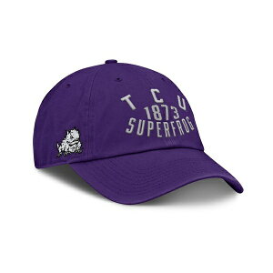 �t�@�i�e�B�N�X �����Y �X�q �A�N�Z�T���[ Men's Purple TCU Horned Frogs Archer Adjustable Hat Purple